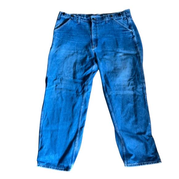 Vintage Wild Ass Jeans Mens 44 Carpenter Workwear Suspender Buttons - Picture 1 of 12